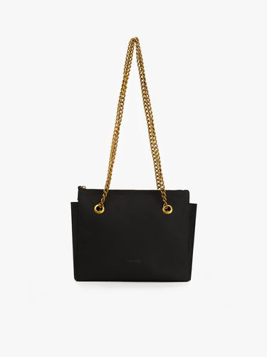 Nylon Chain Shoulder Bag _ Black - LE MOWE - Modalova