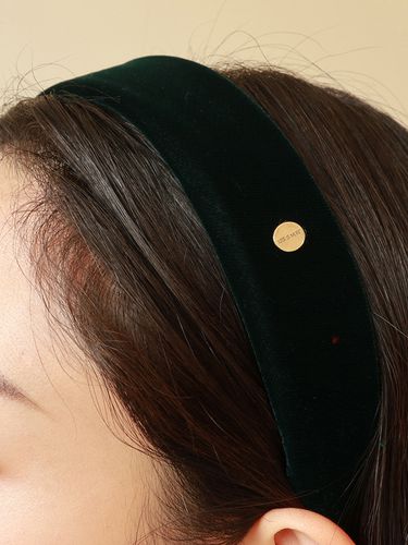 Wide Velvet Hair Band - Less is more - Modalova