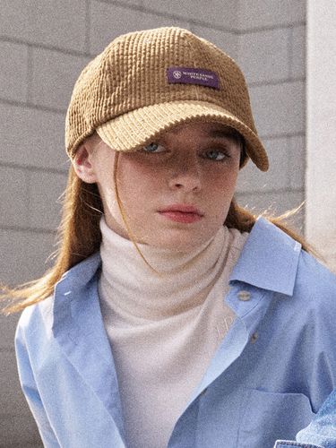 Robert Purple Label TGR Corduroy Ball Cap - WHITE SANDS - Modalova