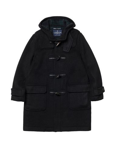 Mens Erica Duffle Coat_Black - LONDON TRADITION - Modalova