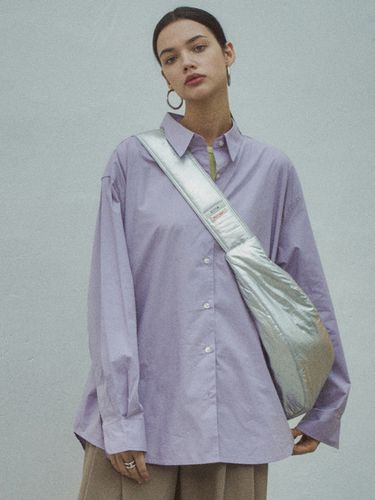 Mini Label Oversized Cotton Shirt () - CITTA - Modalova