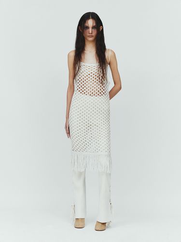 Metal Netting Knit Dress - DIAGONAL - Modalova