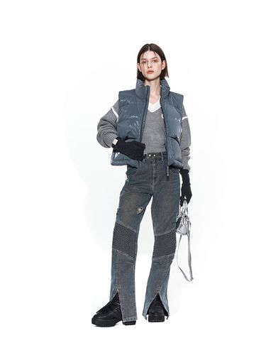 Vintage Biker Denim Pants (Blue) - Matin Kim - Modalova