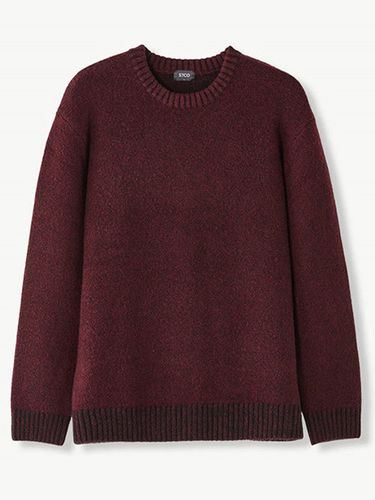 Two Toned Pullover Knit Sweater - STCO - Modalova