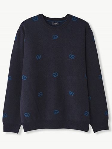 Small Motif Knit Pullover Sweater - STCO - Modalova