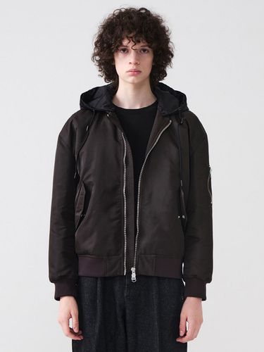 Oversized Detachable Hood MA-1 Jacket _ - STCO - Modalova