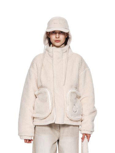 Out Pocket Fuzzy Puffer Jumper - Matin Kim - Modalova