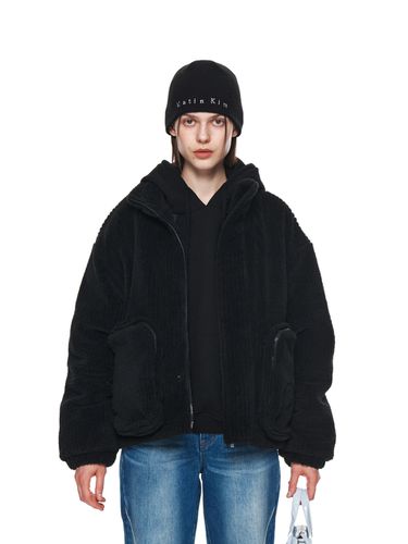 Out Pocket Fuzzy Puffer Jumper_Black - Matin Kim - Modalova