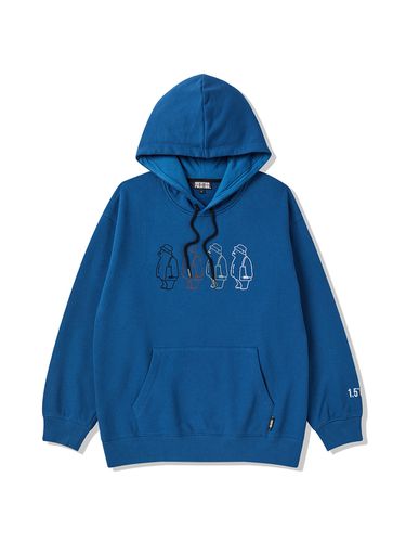 Polar Relaxed Fit Fleece Washed Hoodie - pollution - Modalova