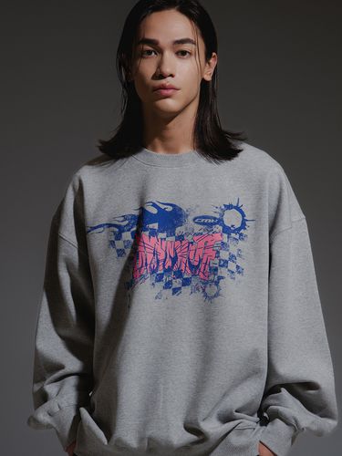 Graphic Sweatshirt_Gray - CAMELWORK - Modalova