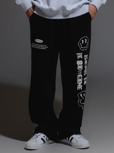 Liquid Smile Sweatpants_Black - CAMELWORK - Modalova