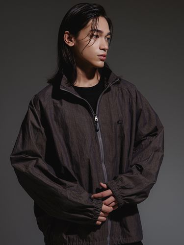 Small Logo Anorak Jacket_Charcoal - CAMELWORK - Modalova