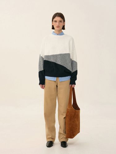 Palette Pullover (white gradation) - OWN FEATURE COLOUR.OFC - Modalova