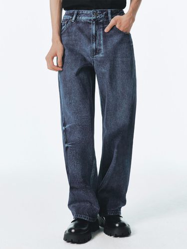 Pinch Washing Straight Denim Pants_Indigo - CITYBREEZE - Modalova