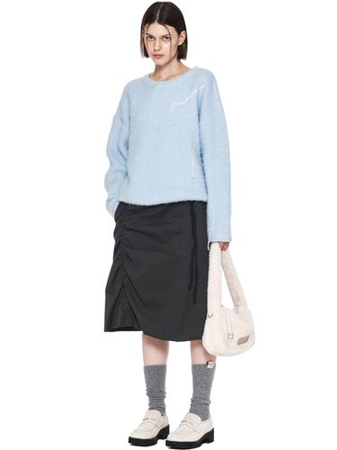 Shirring Point Puff Skirt_Charcoal - Matin Kim - Modalova