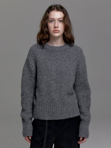 Italian Alpaca Wool Low Gauge Knit Top_2 Color - Carriere - Modalova