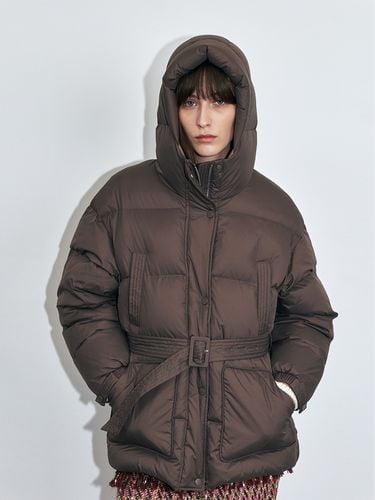 Hooded Quilted Down Jumper_Moca - KUME - Modalova