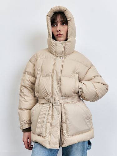 Hooded Quilted Down Jumper - KUME - Modalova