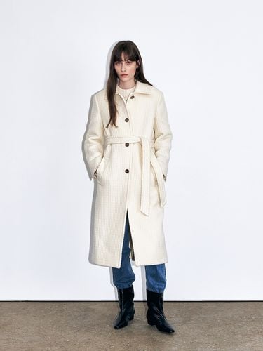 Robe Wool Coat - KUME - Modalova