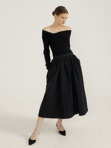 Glory Balloon Skirt_Black - Lucirzu - Modalova