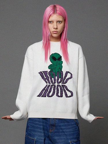 Alien Graphic Sweater - HOODHOOD - Modalova