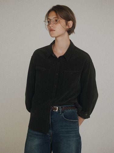 Hui Corduroy Shirt - Monochrome - Modalova