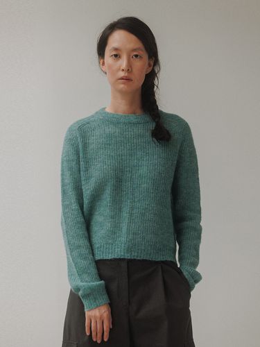 Reverse Cropped Pullover - Monochrome - Modalova