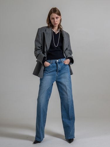 Denim Pants_Blue Washed - AEER - Modalova