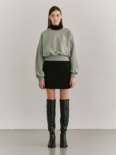 Back Slit Sweatshirts_Light Mint - Nouve - Modalova