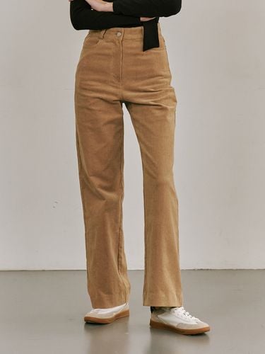 Corduroy Straight Pants_Beige - Nouve - Modalova