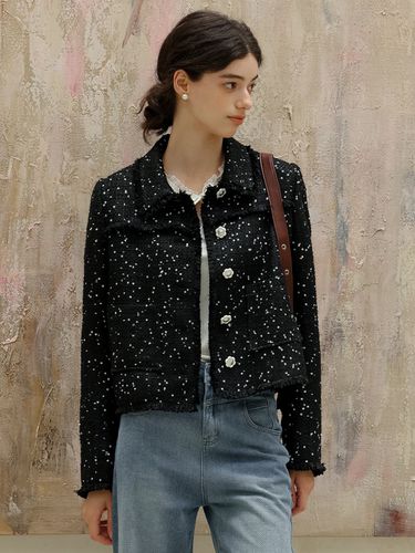 Sequin Tassel Edge Set _ Jacket - DUNDROP - Modalova