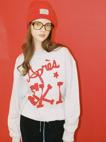 Apres Ski Sweatshirt - Red - THE ASHLYNN - Modalova