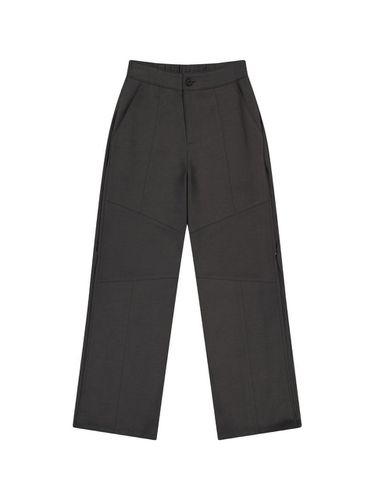 Side Layered Pants - Charcoal - MEA - Modalova