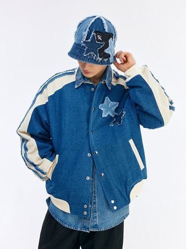 Star Denim Bucket Hat - Blue - The GREATEST - Modalova