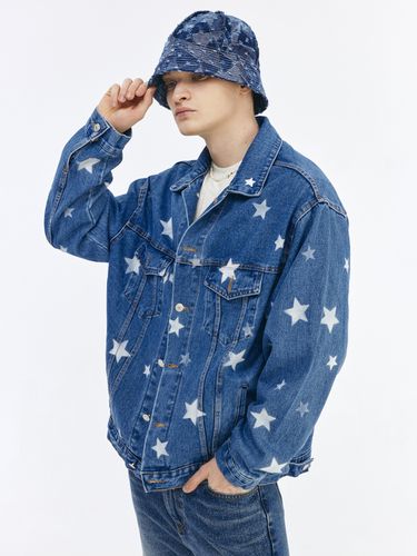 Piece Denim Bucket Hat - Blue - The GREATEST - Modalova