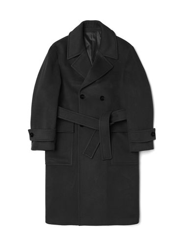 Oversized Belted Cashmere-Blend Coat _ - ADHOC - Modalova