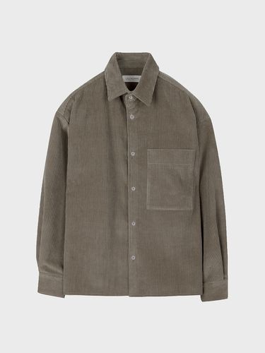 W Heavy Corduroy Shirt_Beige - LIEU HOMME - Modalova