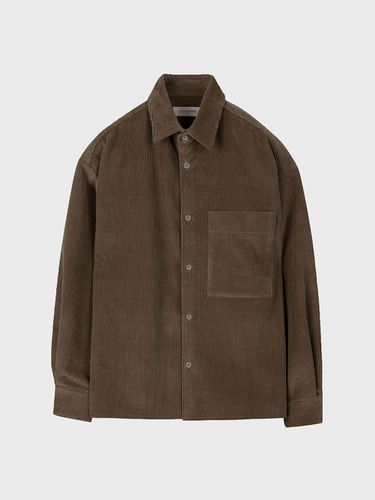 W Heavy Corduroy Shirt_Brown - LIEU HOMME - Modalova