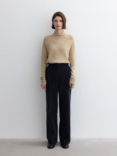 Corduroy Pants_Navy - MOIA - Modalova