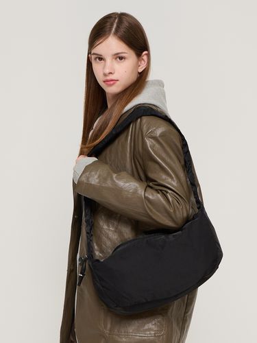 Shirring Fold Tote Shoulder Bag_Black - ROIDESROIS - Modalova