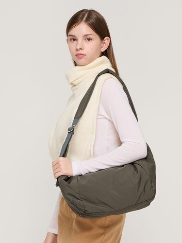 Basic Wide Webbing Shoulder Bag_Gray - ROIDESROIS - Modalova