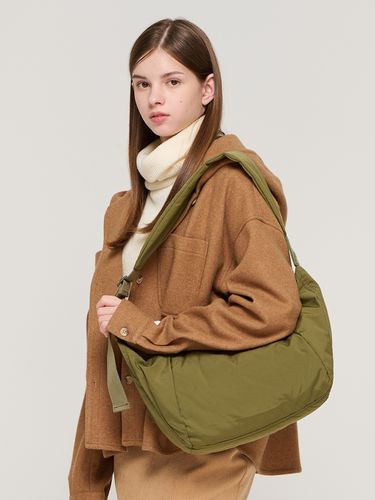 Basic Wide Webbing Shoulder Bag_Khaki - ROIDESROIS - Modalova