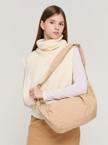 Basic Wide Webbing Shoulder Bag_Beige - ROIDESROIS - Modalova