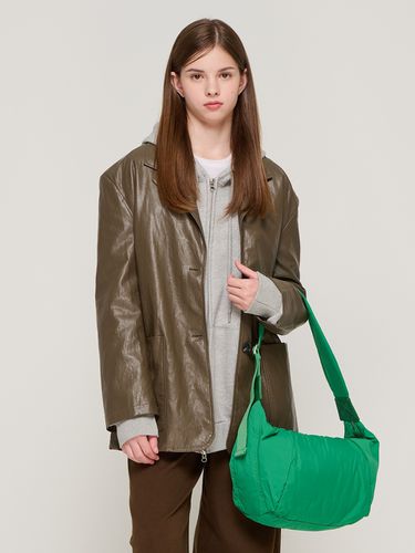 Basic Wide Webbing Shoulder Bag_Green - ROIDESROIS - Modalova