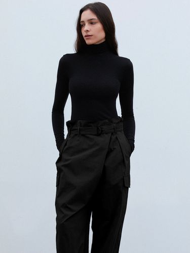 Cotton Wrap pants - Black - HESS - Modalova