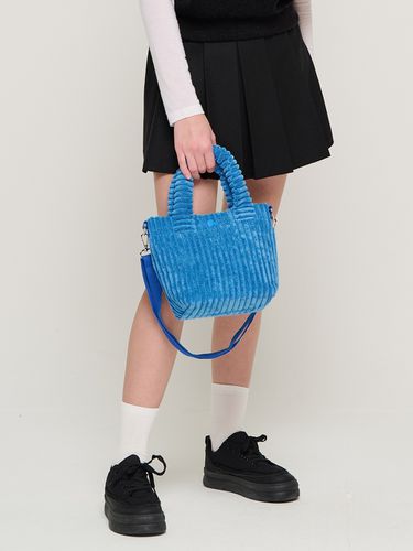 Corduroy Tote Mini Cross Bag_Blue - ROIDESROIS - Modalova