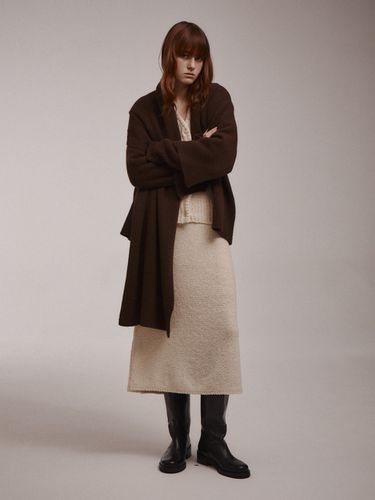 Wool Textured Knit Skirt_2 Color - Carriere - Modalova