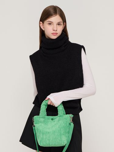 Corduroy Tote Mini Cross Bag_Green - ROIDESROIS - Modalova