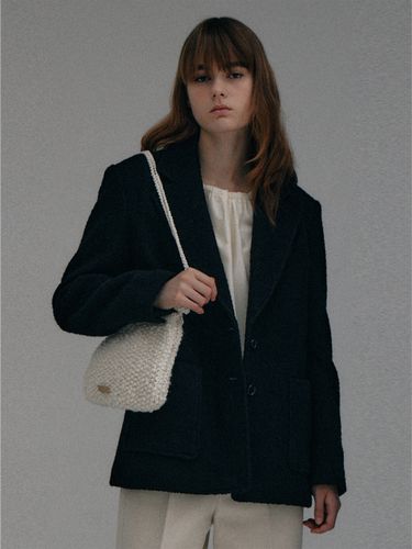 Classic Wool Tailored Jacket_Black - Carriere - Modalova