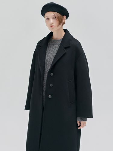 Basic Single Volume Coat (Black) - NILBY P - Modalova